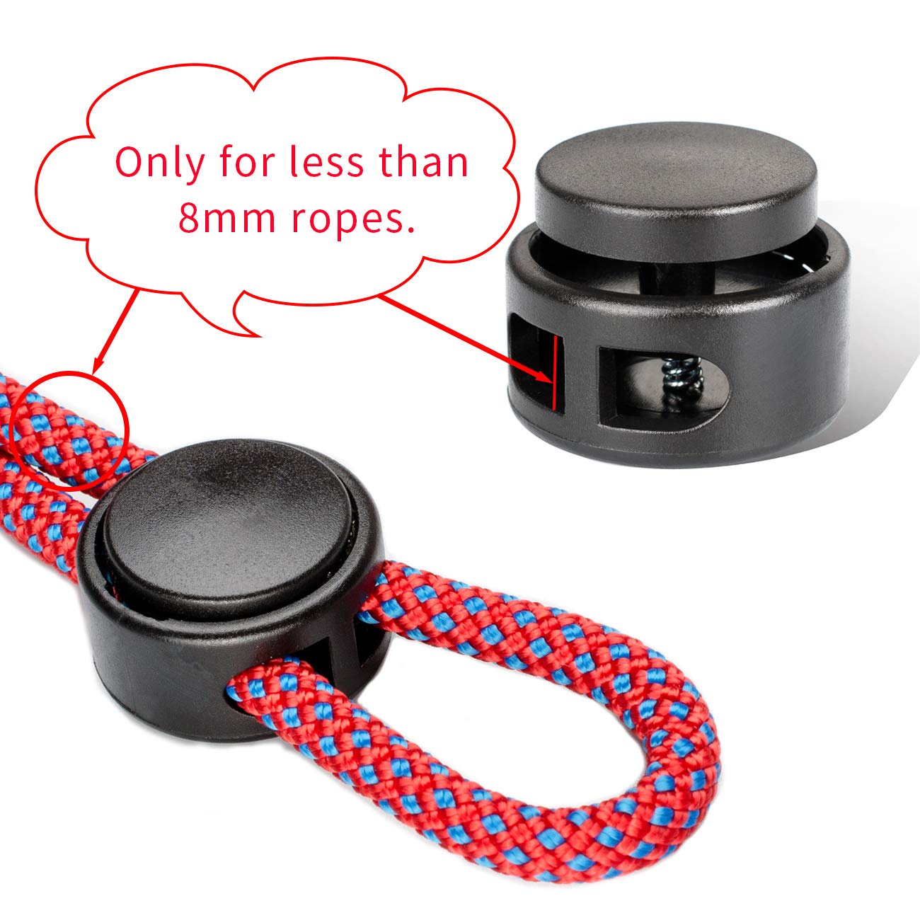 Amazon.com: DYZD Extra Large Cord Lock End Spring Cord Stopper